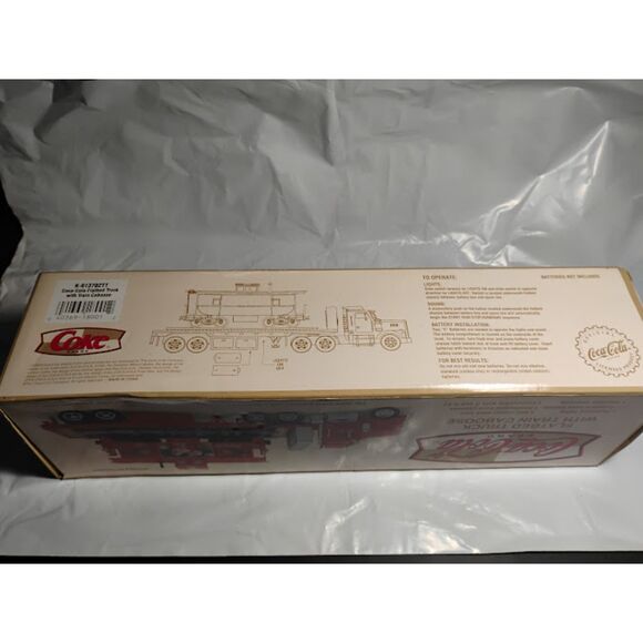 Coca Cola 2001 Flatbed Truck With Train Caboose New In Box - Picture 3 of 10